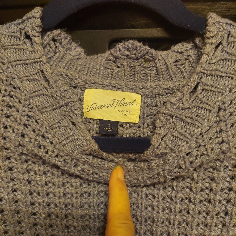 Universal Thread Granny Square Sleeve Lavender Wa… - image 3